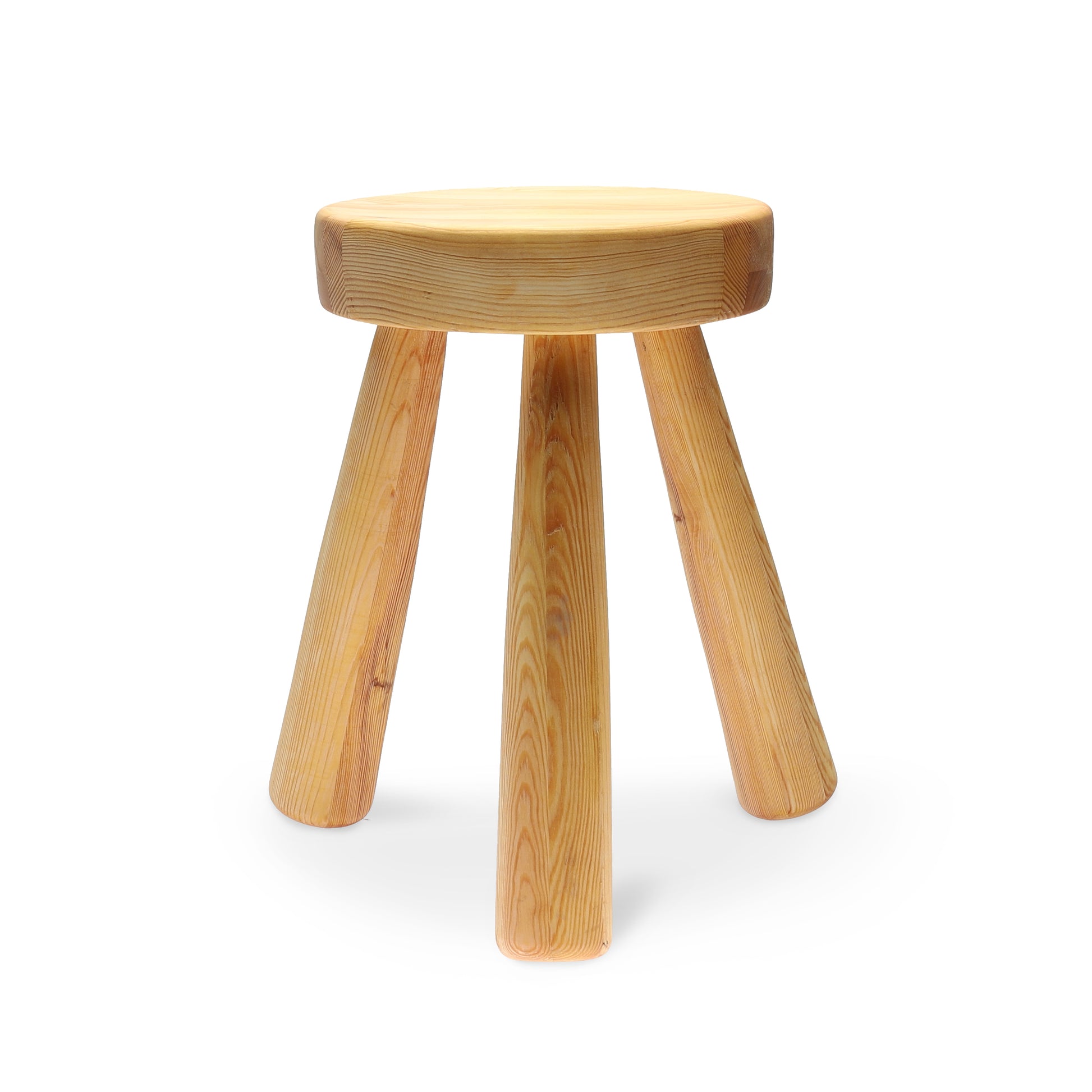 SOLD Ingvar Hildingsson Swedish Pine Stool, 1970's