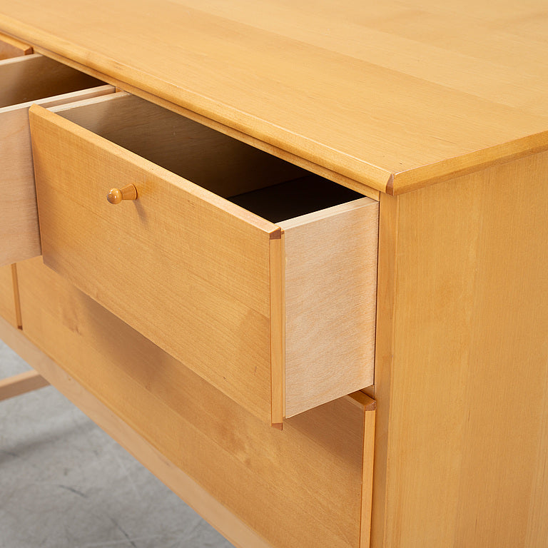 Karin Mobring & Tomas Jelinek "Stockholm" Sideboard, 1990s Vintage Pine Sideboard for IKEA
