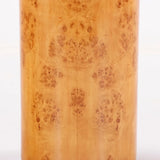 Burl Wood Cylindrical Pedestals