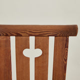 Göran Malmvall Swedish Mid Century set of 6 Pine dining chairs