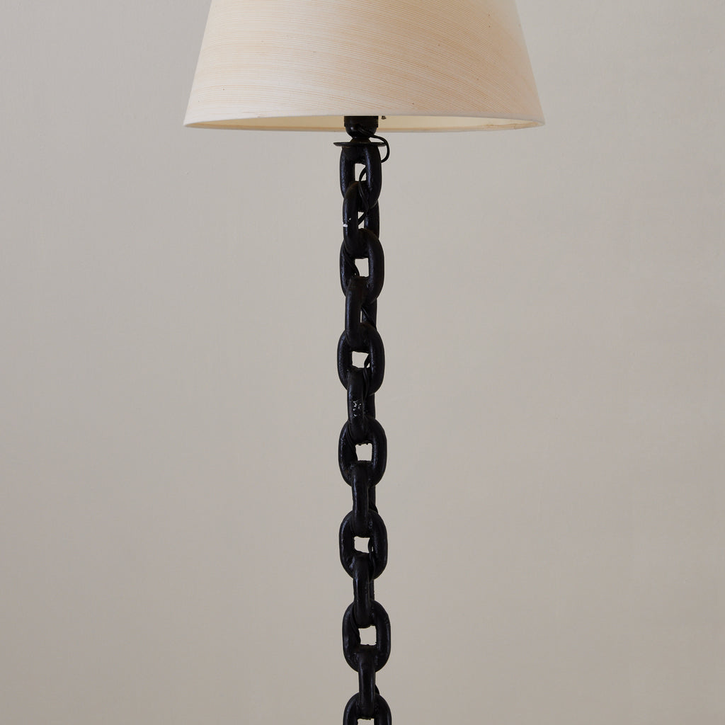 Chain Link Floor lamp in the style of Franz West