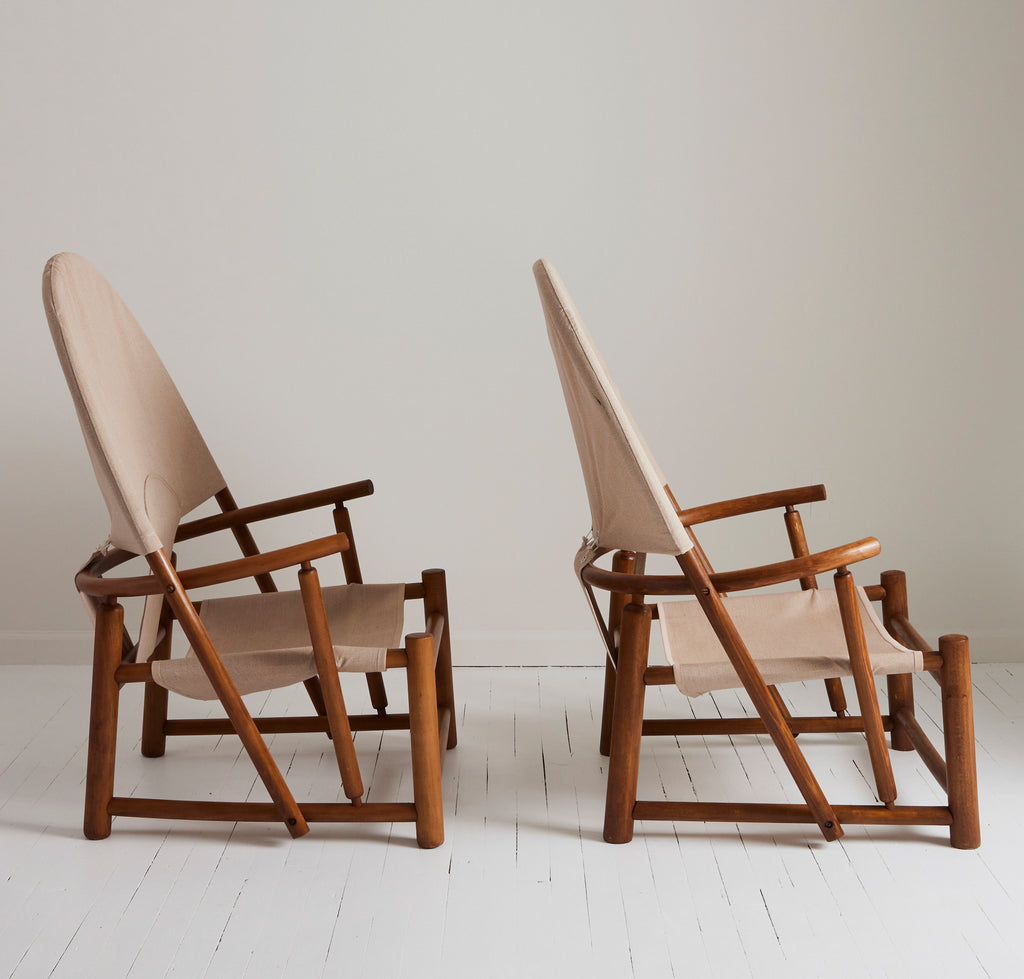Piero Palange & Werther Toffoloni Hoop Chair for Germa, 1970's, a Pair