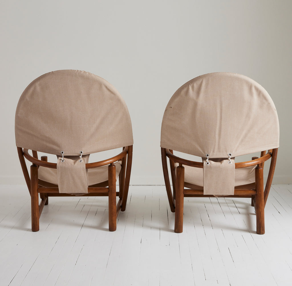 Piero Palange & Werther Toffoloni Hoop Chair for Germa, 1970's, a Pair