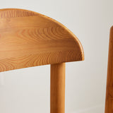 SOLD Rainer Daumiller Pine Dining Chairs, Mid Century Danish Design, 1970's, Set of 8