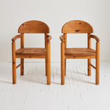 SOLD Rainer Daumiller Pine Dining Chairs, Mid Century Danish Design, 1970's, Set of 8