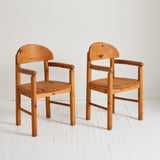 Rainer Daumiller Pine Dining Chairs, Mid Century Danish Design, 1970's, Set of 8