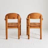 Rainer Daumiller Pine Dining Chairs, Mid Century Danish Design, 1970's, Set of 8