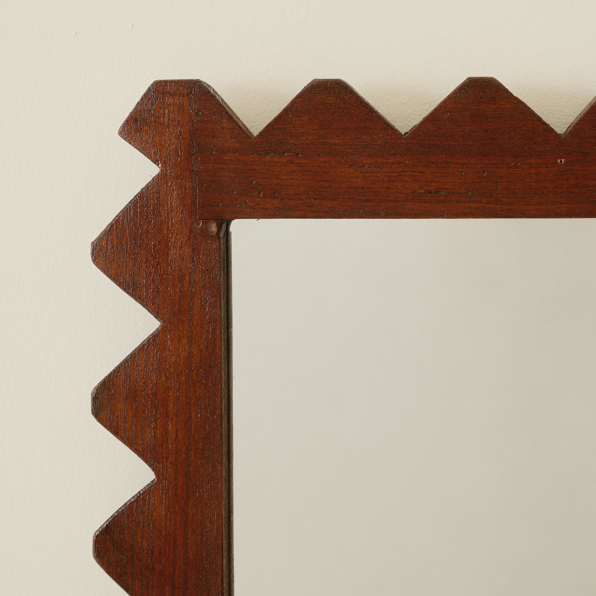 Italian Solid Wood Hand Carved Mirrors, a pair