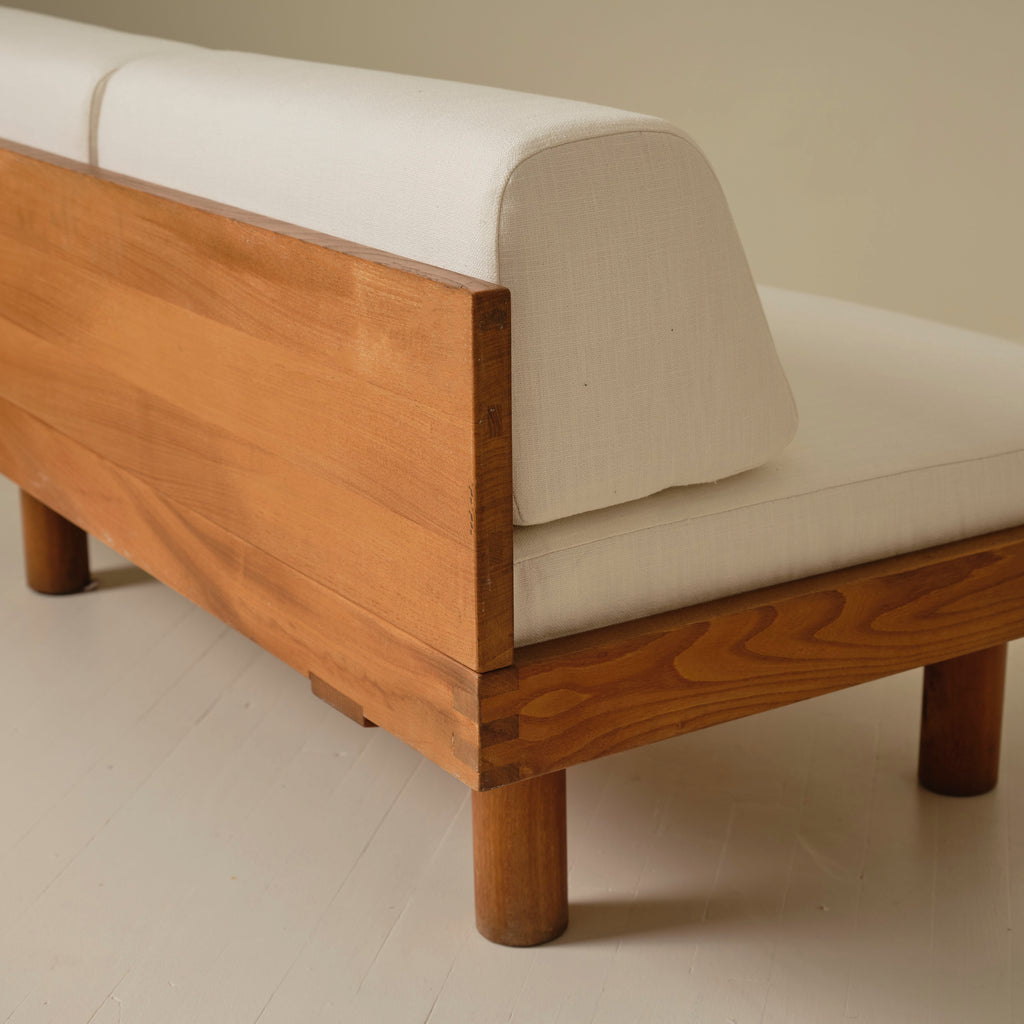 Pierre Chapo "L09E" Two-Seater Sofas, a Pair, 1960s