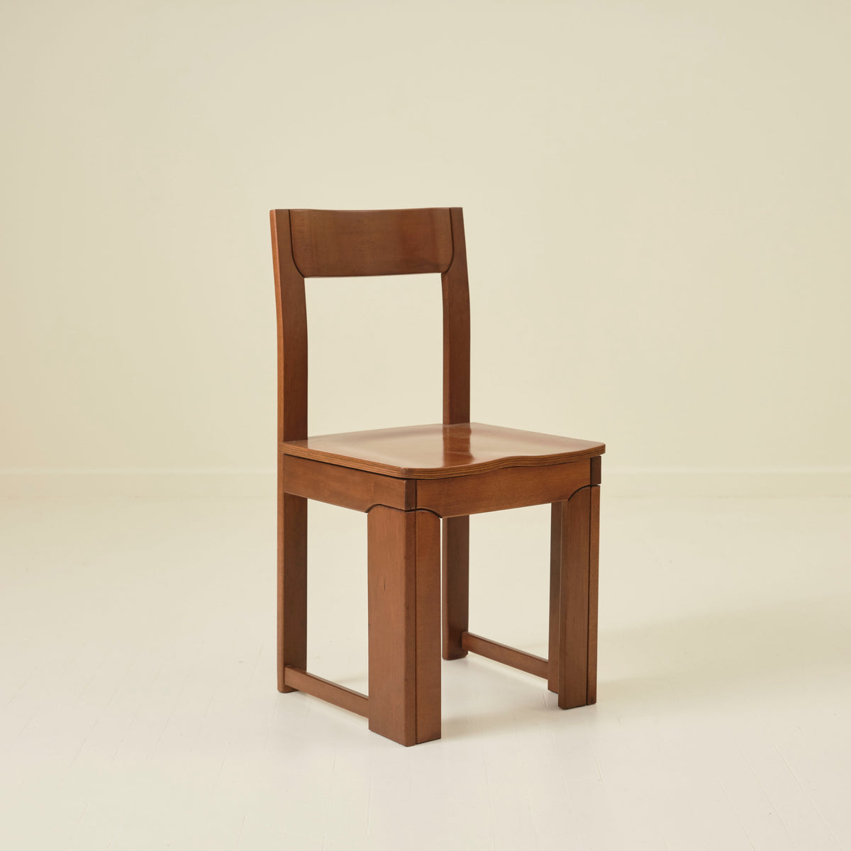 Italian Modernist dining chairs, Set of 6, 1970s