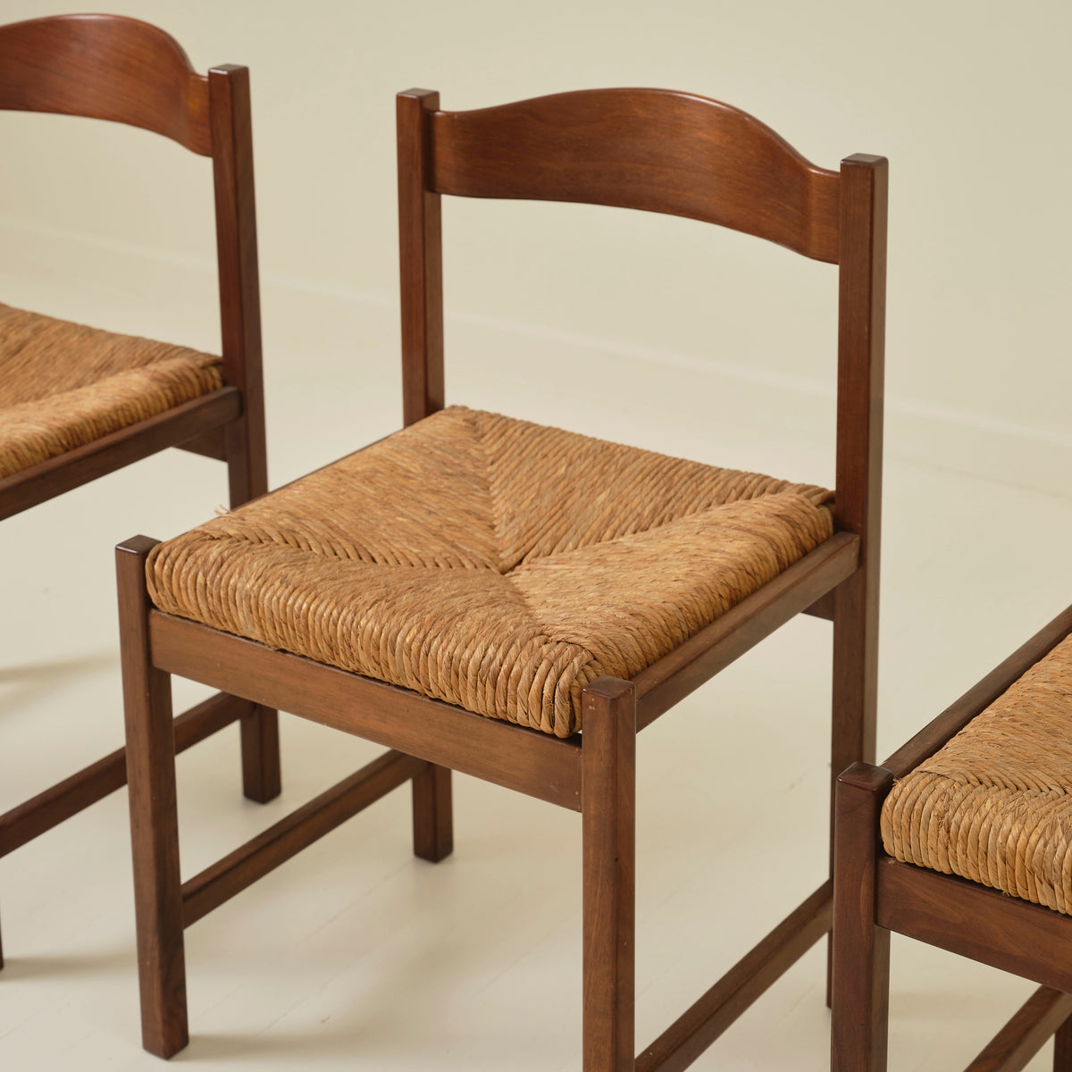 Giovanni Michelucci "Torbecchia" Series Dining Chairs by Poltronova, Set of 6, 1960s