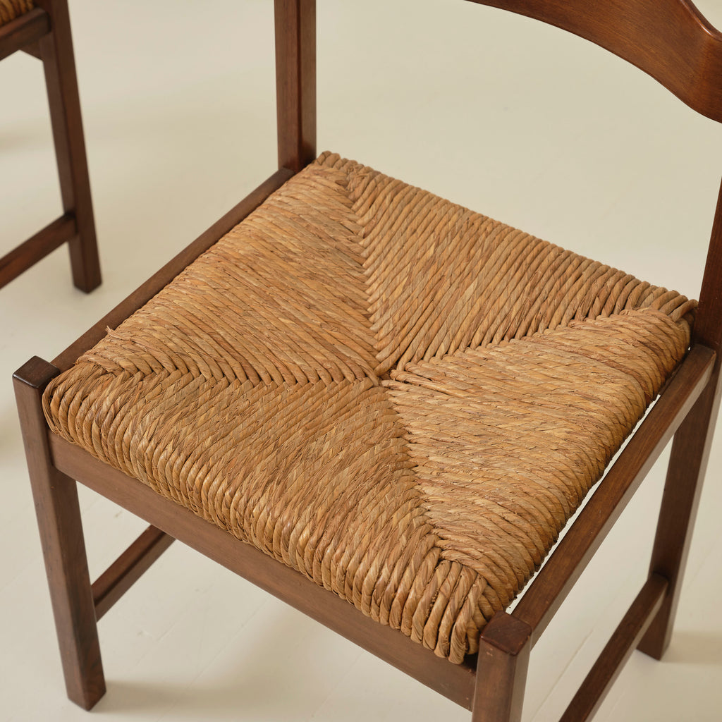 Giovanni Michelucci "Torbecchia" Series Dining Chairs by Poltronova, Set of 6, 1960s