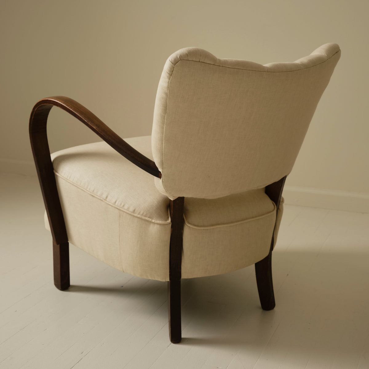 Jindrich Halabala Art Deco Bentwood Armchairs, 1940's