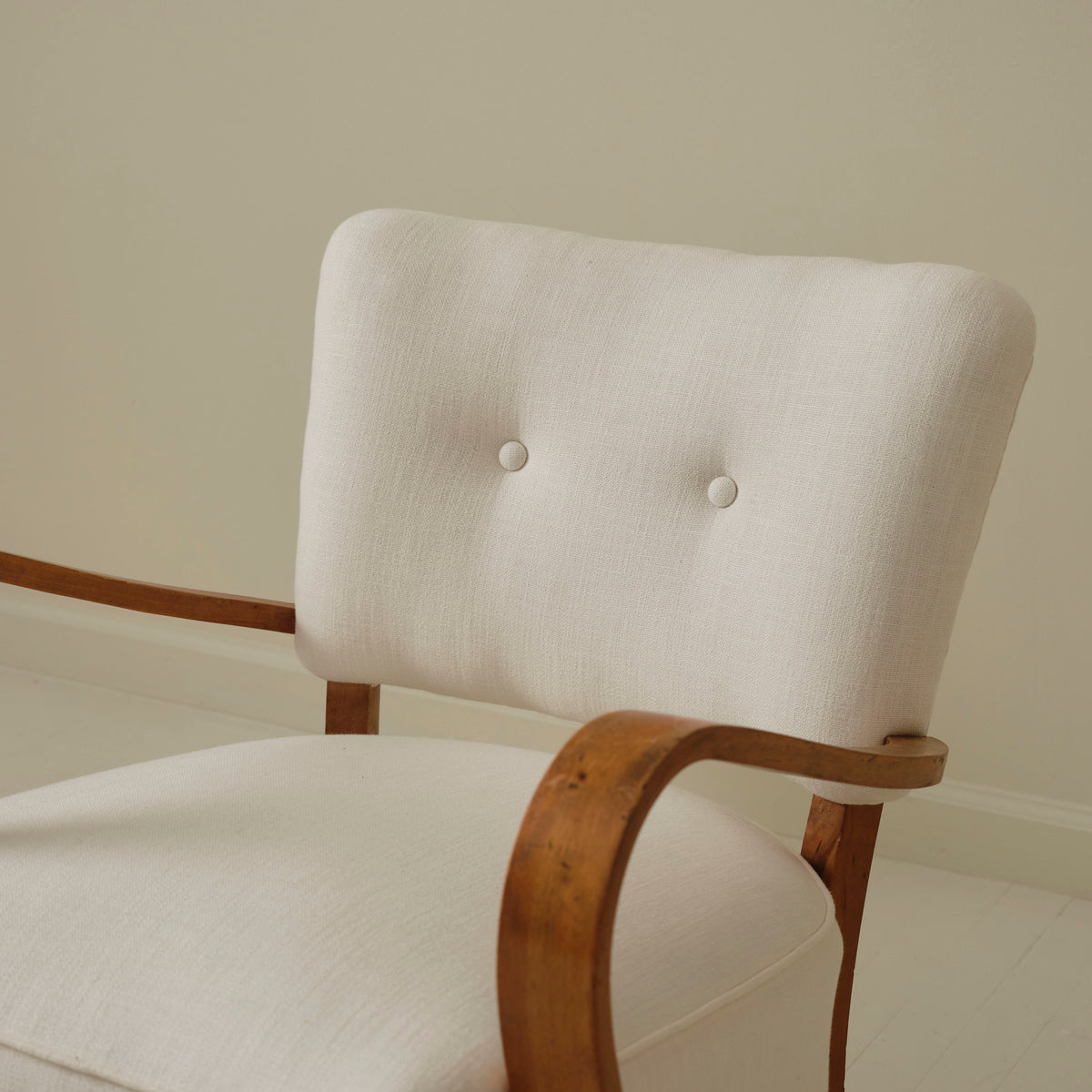 Jindrich Halabala  Bentwood Lounge Chairs, a pair, 1930's.