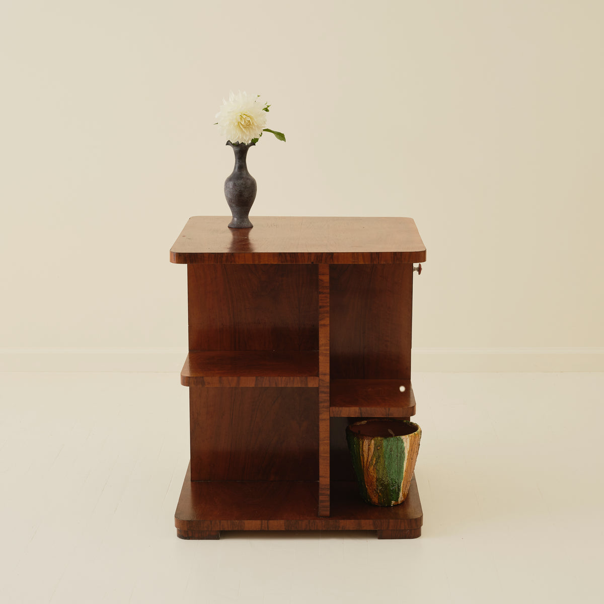 Swedish Art Deco Wood Side Table, 1940's