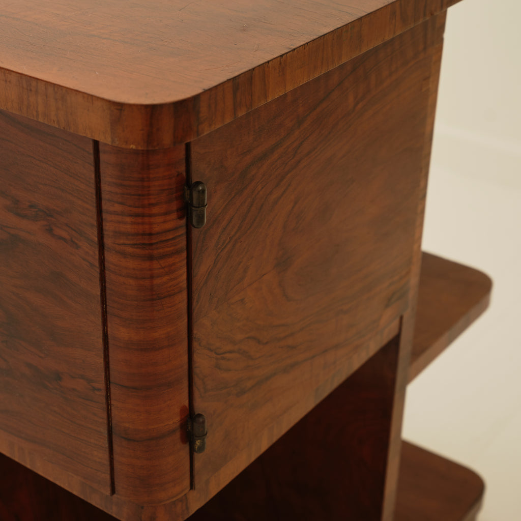 Swedish Art Deco Wood Side Table, 1940's