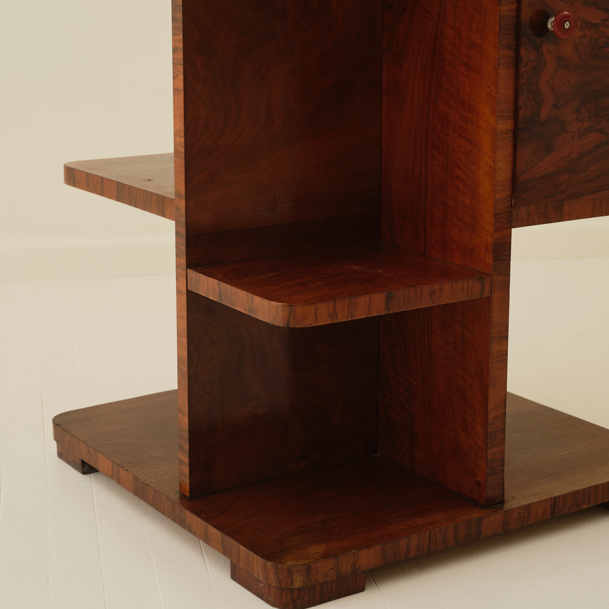 Swedish Art Deco Wood Side Table, 1940's