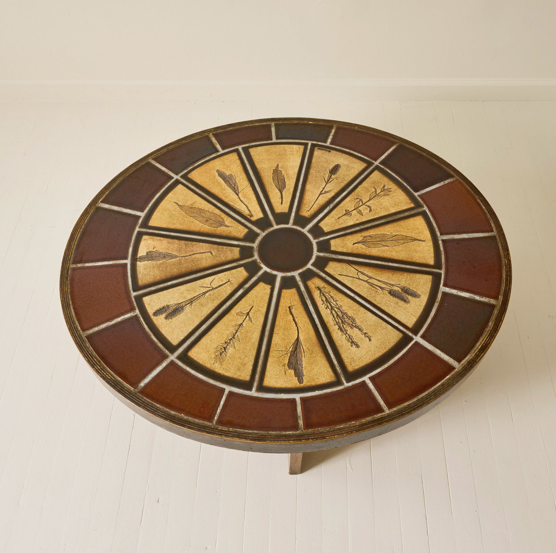 Roger Capron Ceramic Coffee Table, 1960s