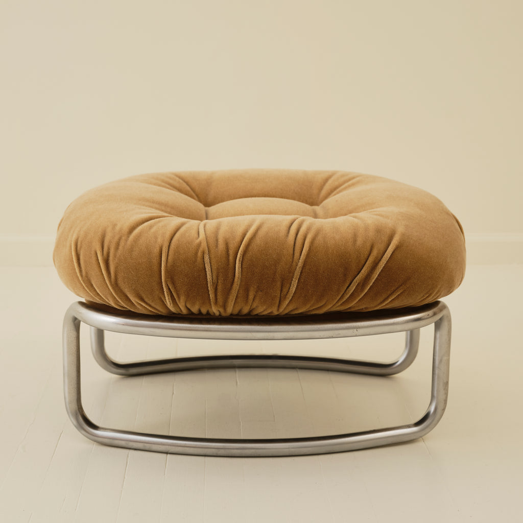 Carlo De Carli Model 915 Armchair With Ottoman by Cinova, 1960s
