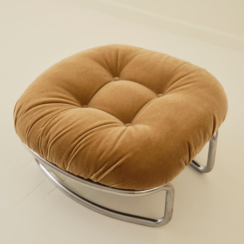 Carlo De Carli Model 915 Armchair With Ottoman by Cinova, 1960s