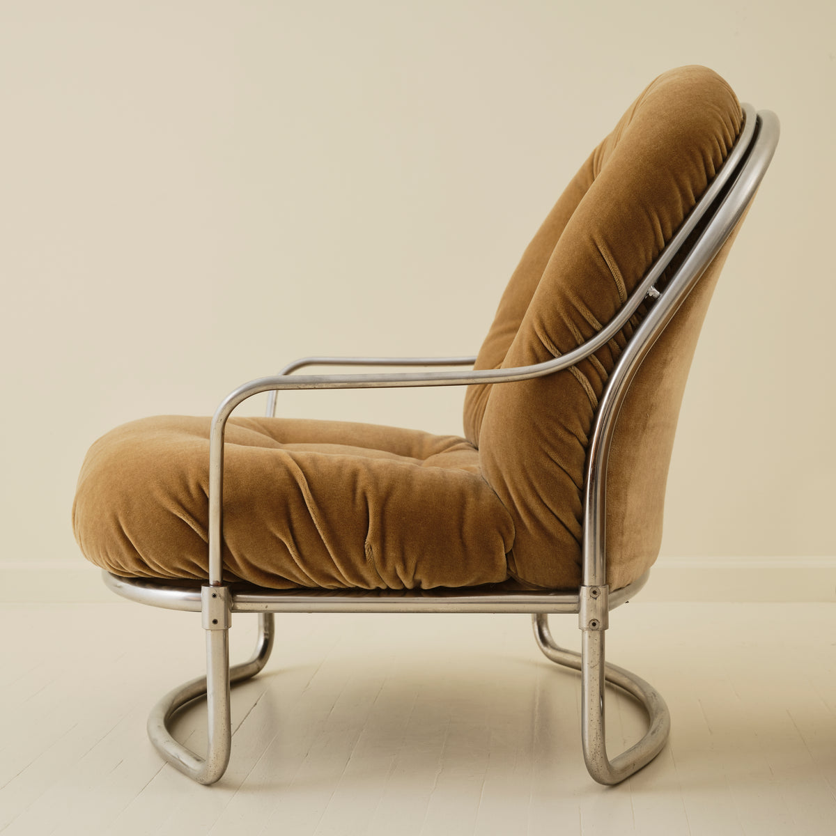 Carlo De Carli Model 915 Armchair With Ottoman by Cinova, 1960s