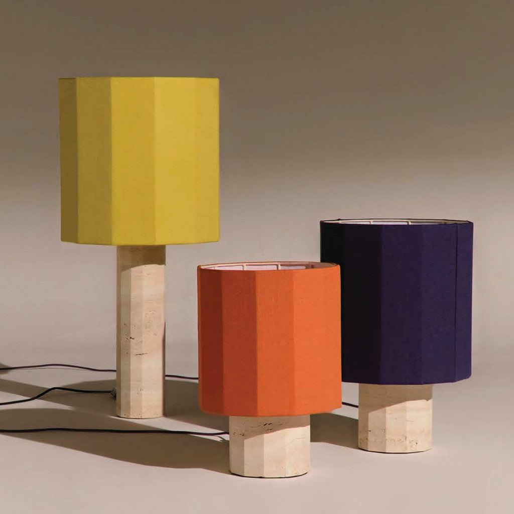 Roma Dodecagon Large Table Lamp by Nassi Lamps