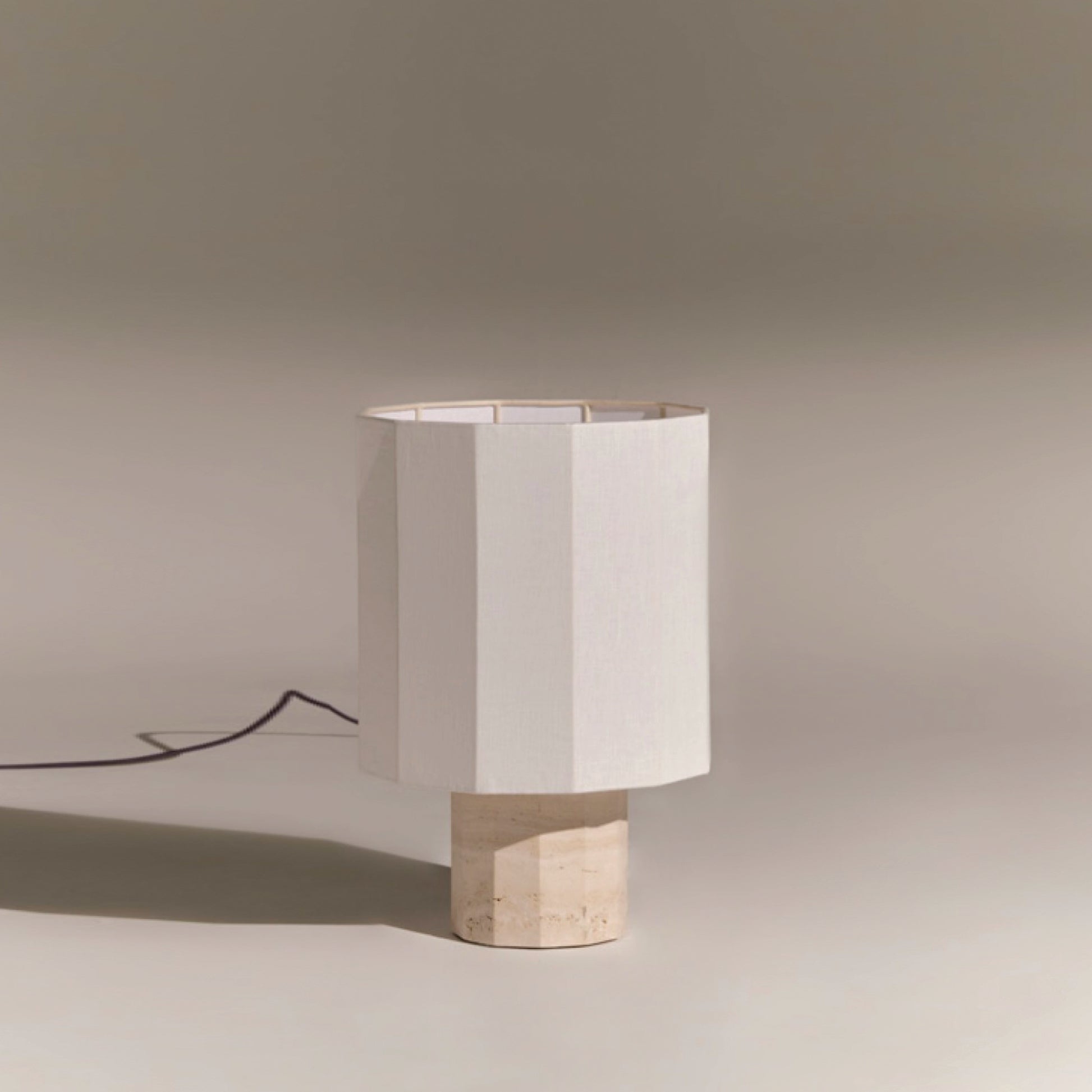 Roma Dodecagon Medium Table Lamp by Nassi Lamps