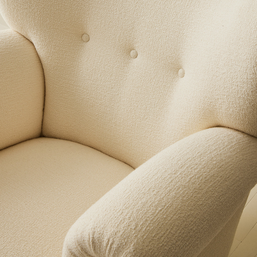 Danish Wingback Lounge Chair, 1940's.