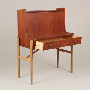 Danish Teak Secretary Desk, 1960s