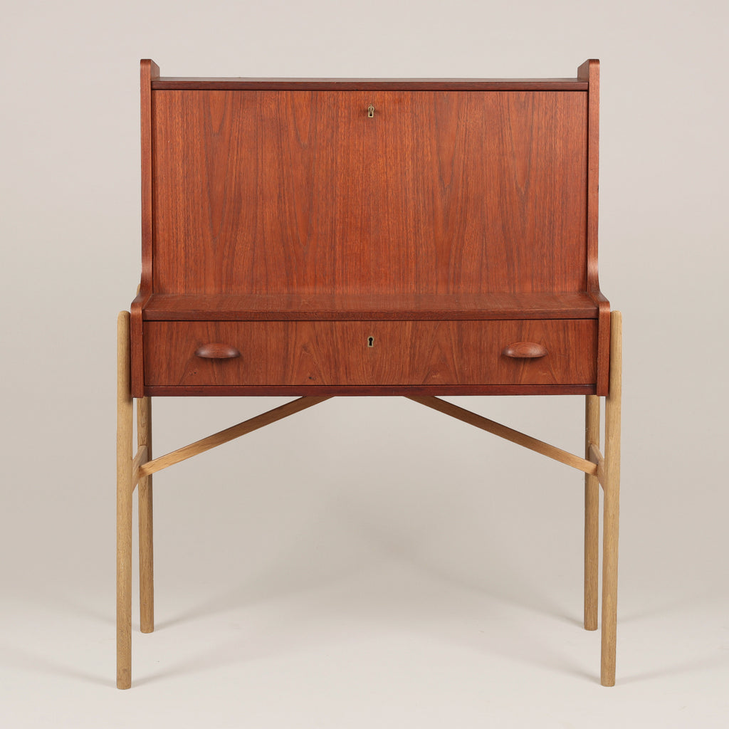 Danish Teak Secretary Desk, 1960s