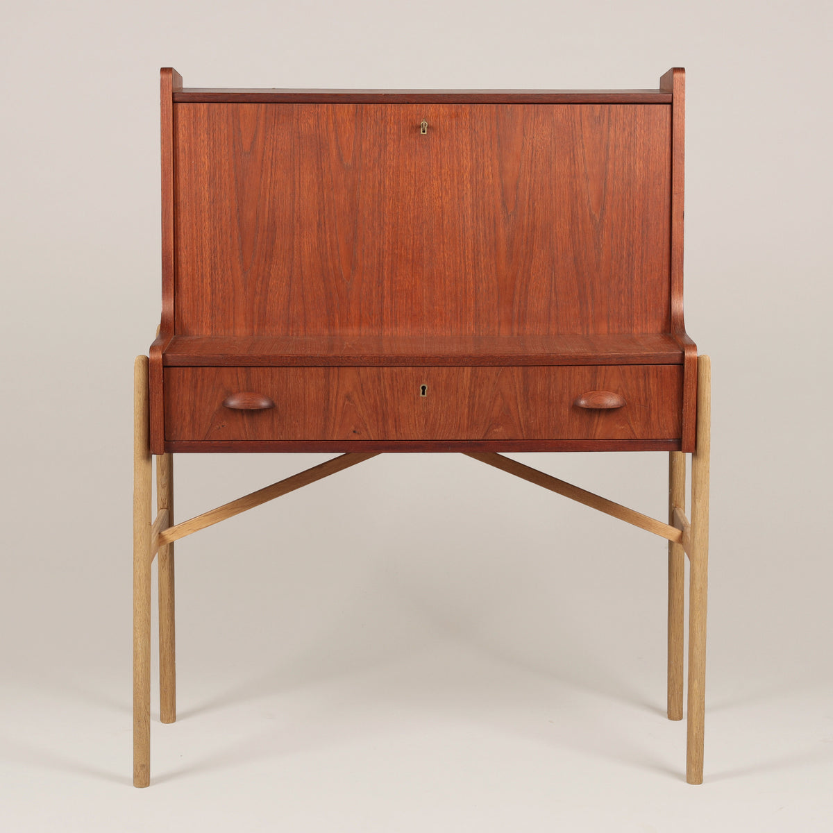 Danish Teak Secretary Desk, 1960s