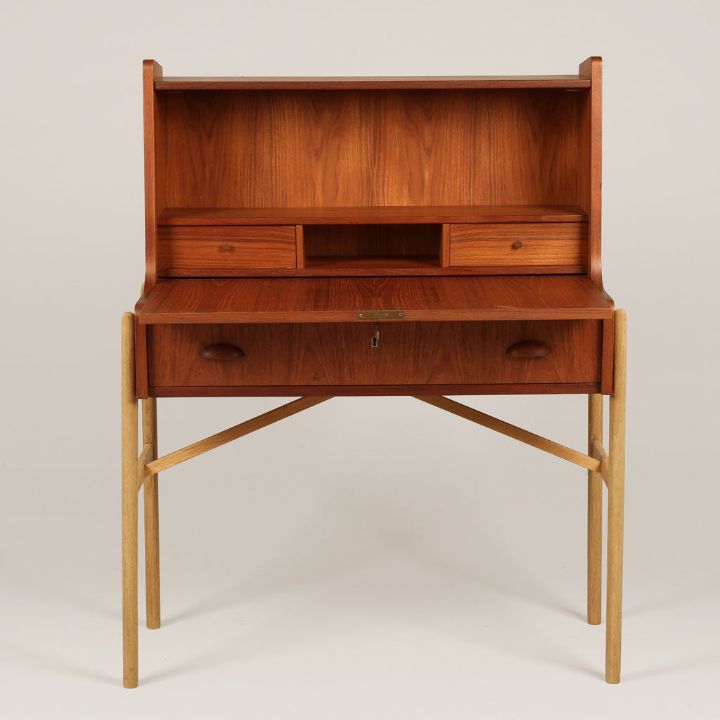 Danish Teak Secretary Desk, 1960s