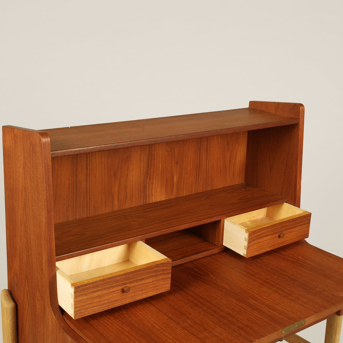 Danish Teak Secretary Desk, 1960s