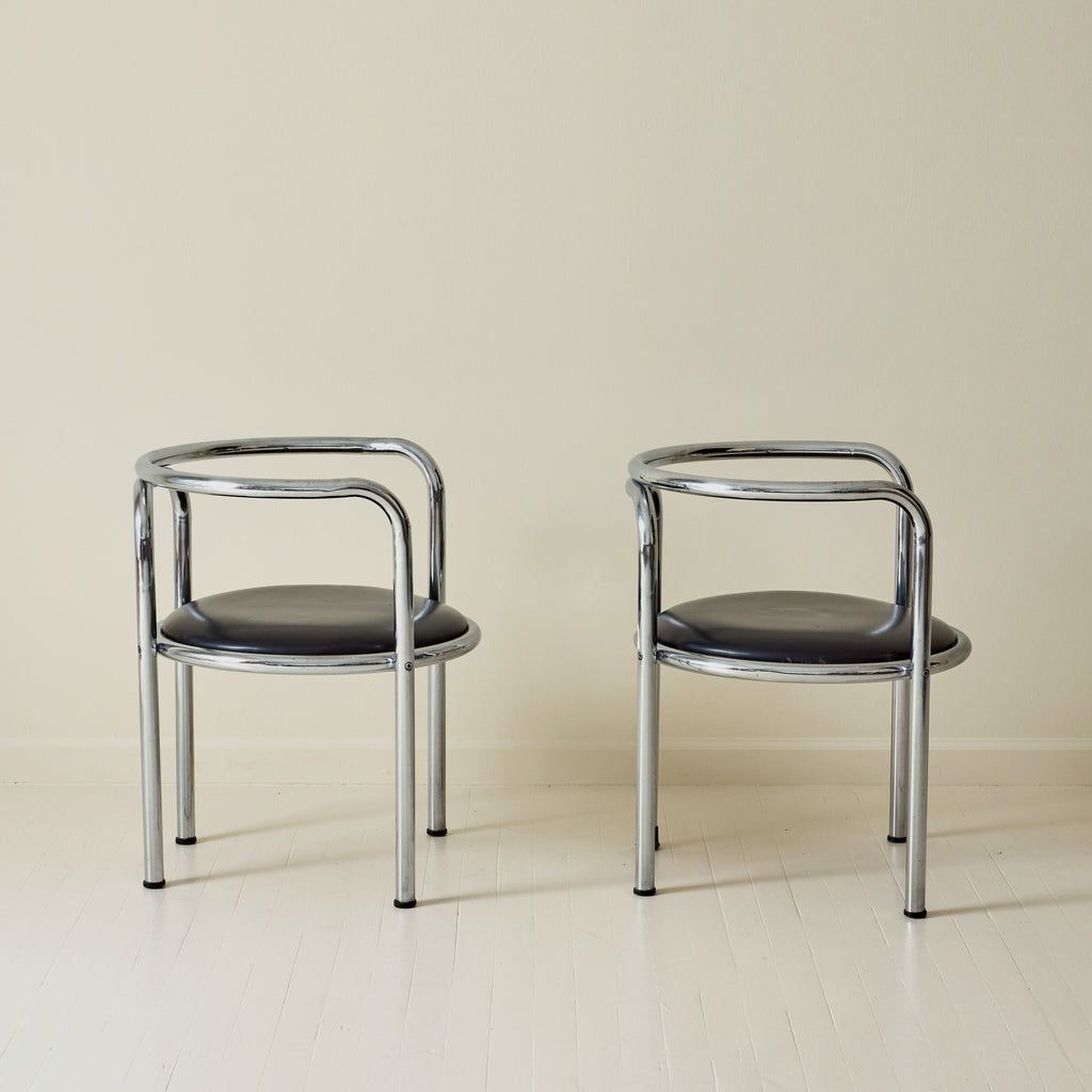 Gae Aulenti "Locus Solus" Series Armchairs by Poltronova, a pair, 1960s