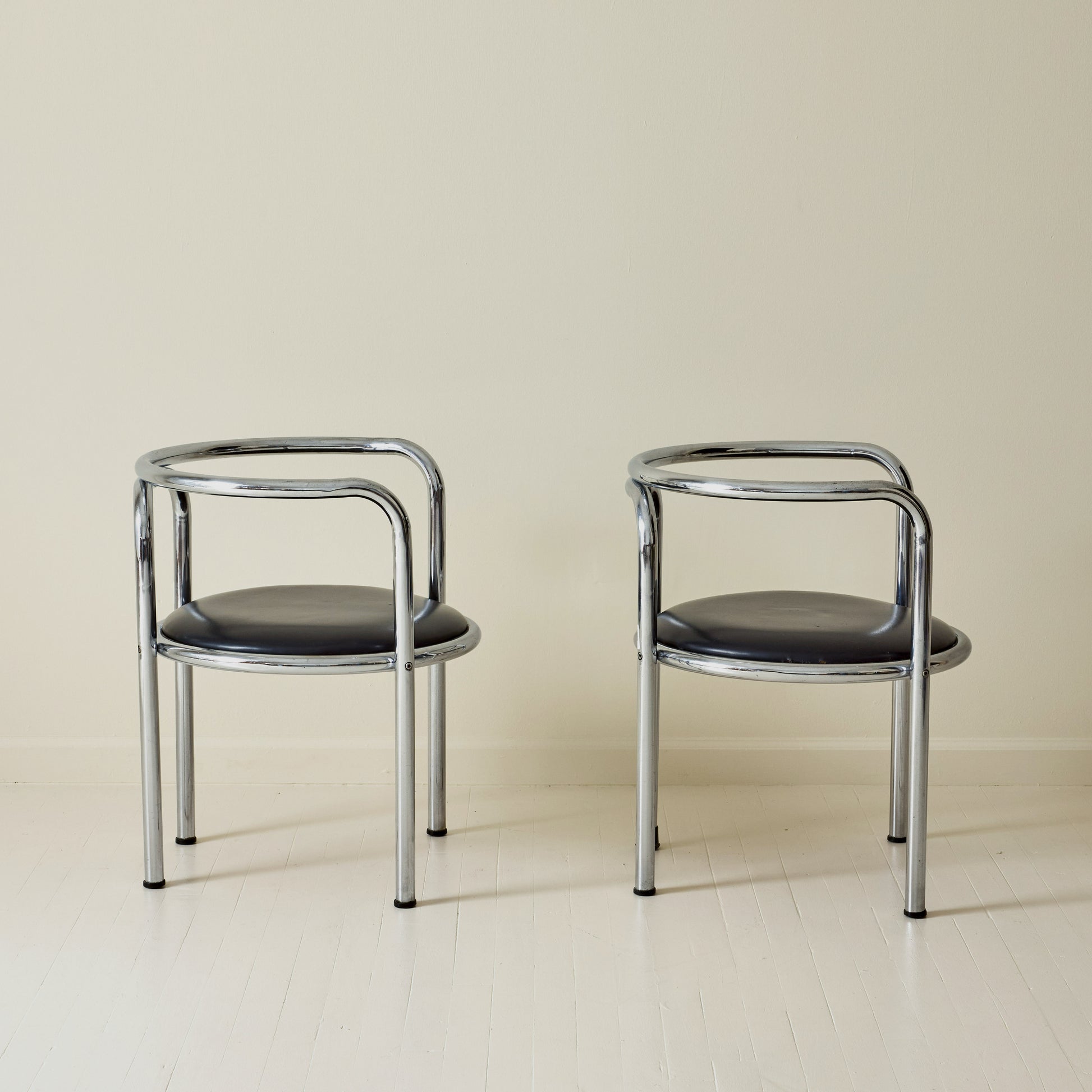 Gae Aulenti "Locus Solus" Series Armchairs by Poltronova, a pair, 1960s