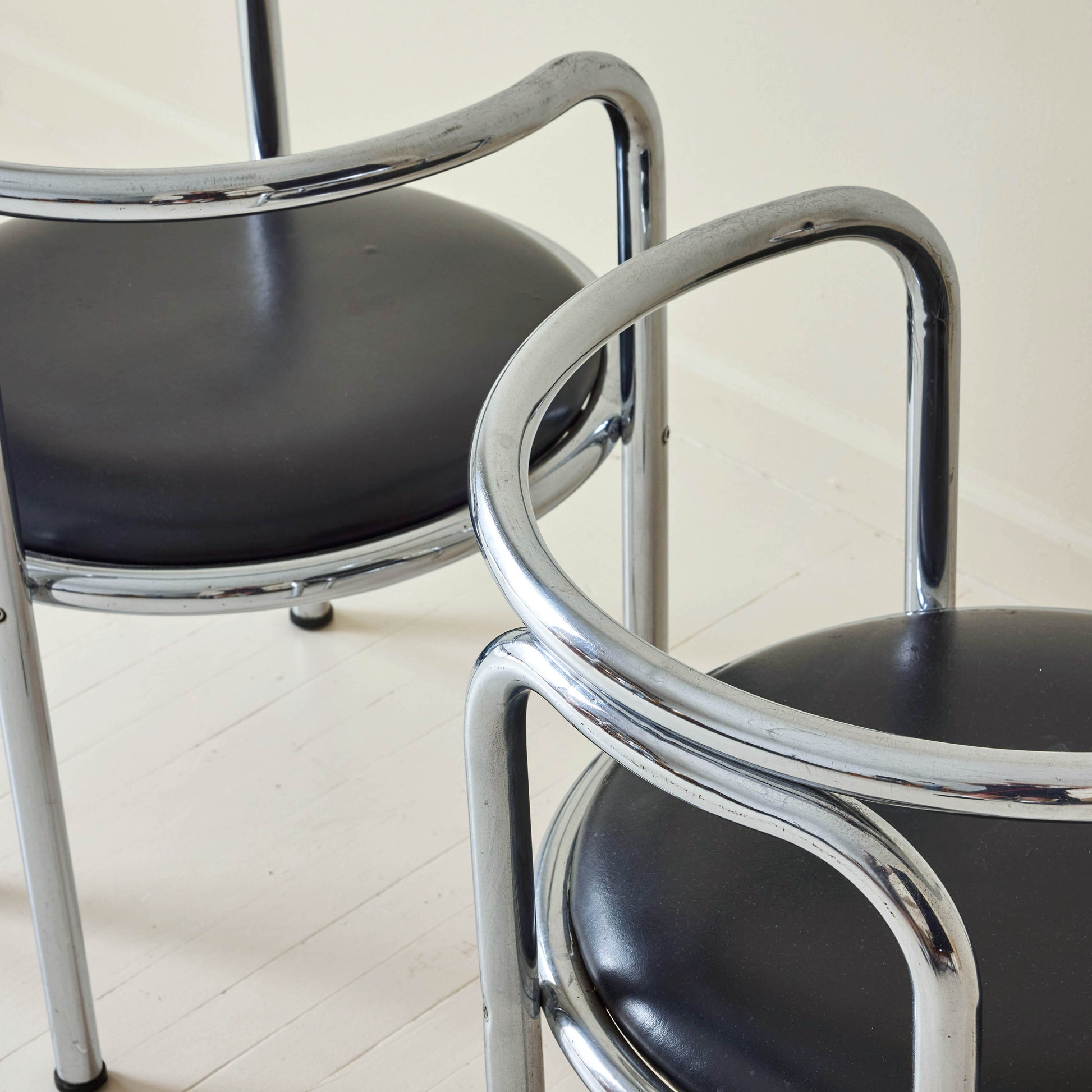 Gae Aulenti "Locus Solus" Series Armchairs by Poltronova, a pair, 1960s