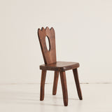 SOLD Olavi Hänninen Brutalist Solid Elm "King" Chair, Finland, 1960s