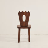 SOLD Olavi Hänninen Brutalist Solid Elm "King" Chair, Finland, 1960s