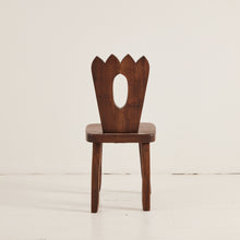 Load image into Gallery viewer, SOLD Olavi Hänninen Brutalist Solid Elm &quot;King&quot; Chair, Finland, 1960s
