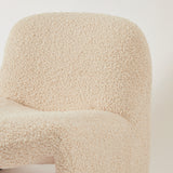 Giancarlo Piretti "Alky" Boucle Shearling Lounge chairs, a Pair, 1969