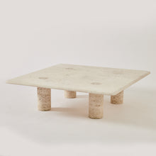 Load image into Gallery viewer, SOLD Angelo Mangiarotti Travertine Coffee Table for Up and Up, 1970&#39;s

