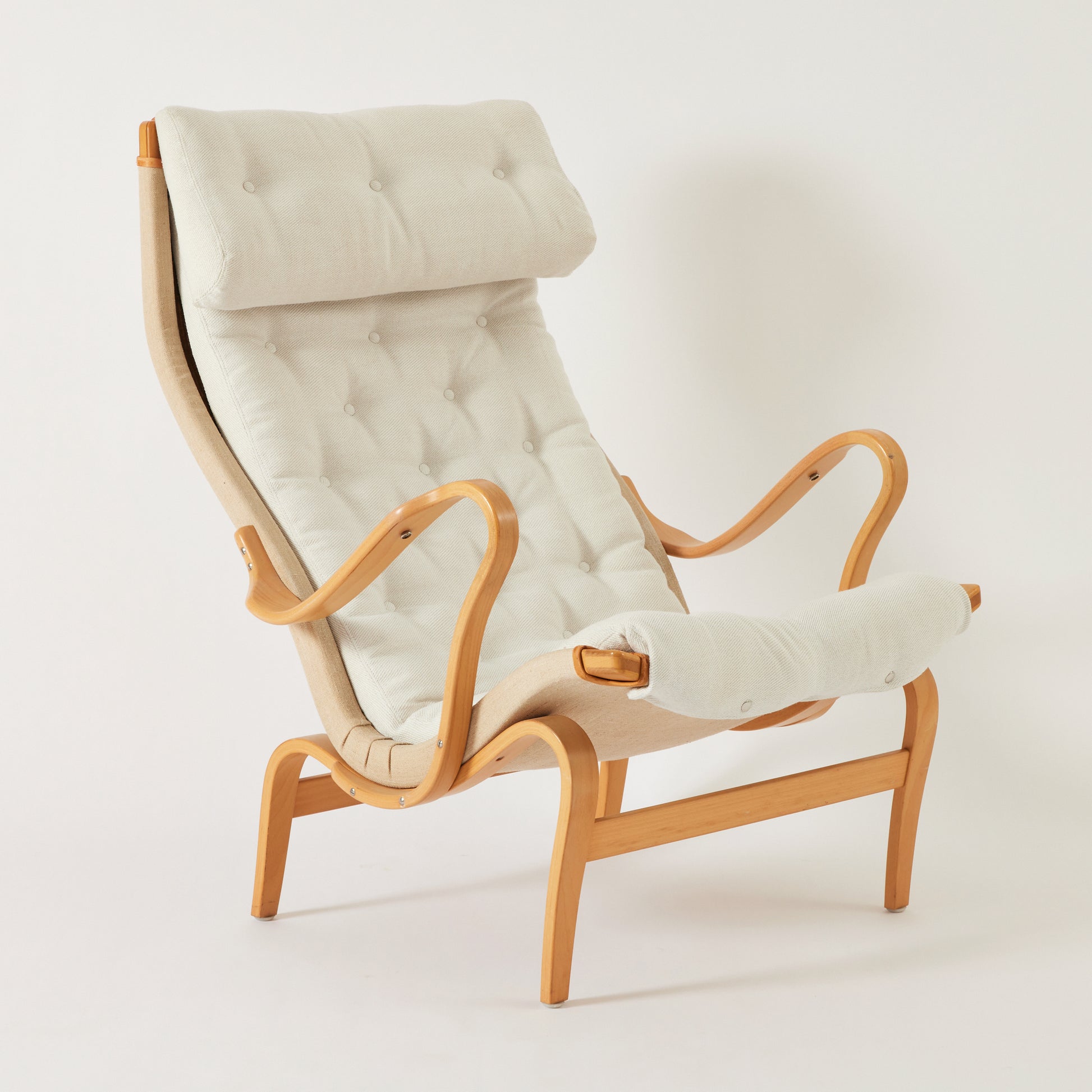 SOLD Bruno Mathsson Pernilla '69 chair, DUX, Sweden.