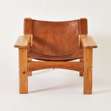 Load image into Gallery viewer, Karin Mobring designed Pine and Leather &quot;Natura&quot; Chairs, a pair

