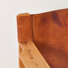 Load image into Gallery viewer, Karin Mobring designed Pine and Leather &quot;Natura&quot; Chairs, a pair
