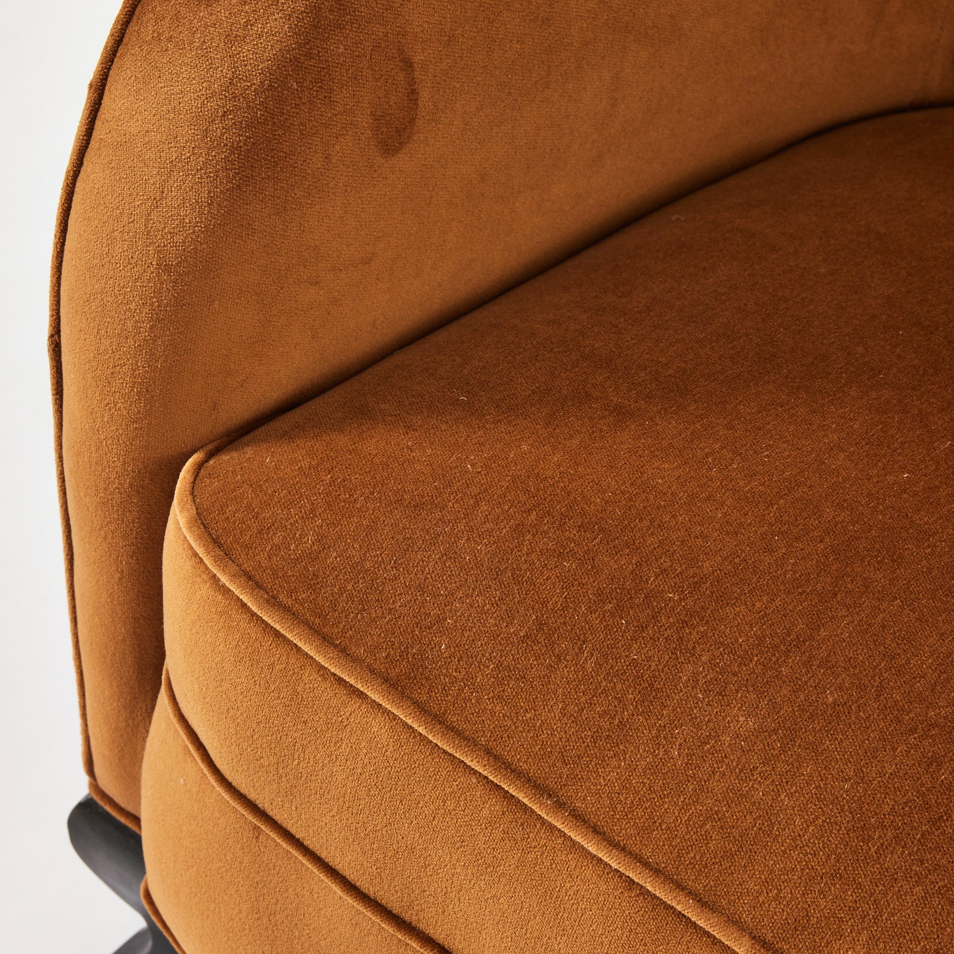SOLD Swedish Armchairs in Velvet, 1920's/30s