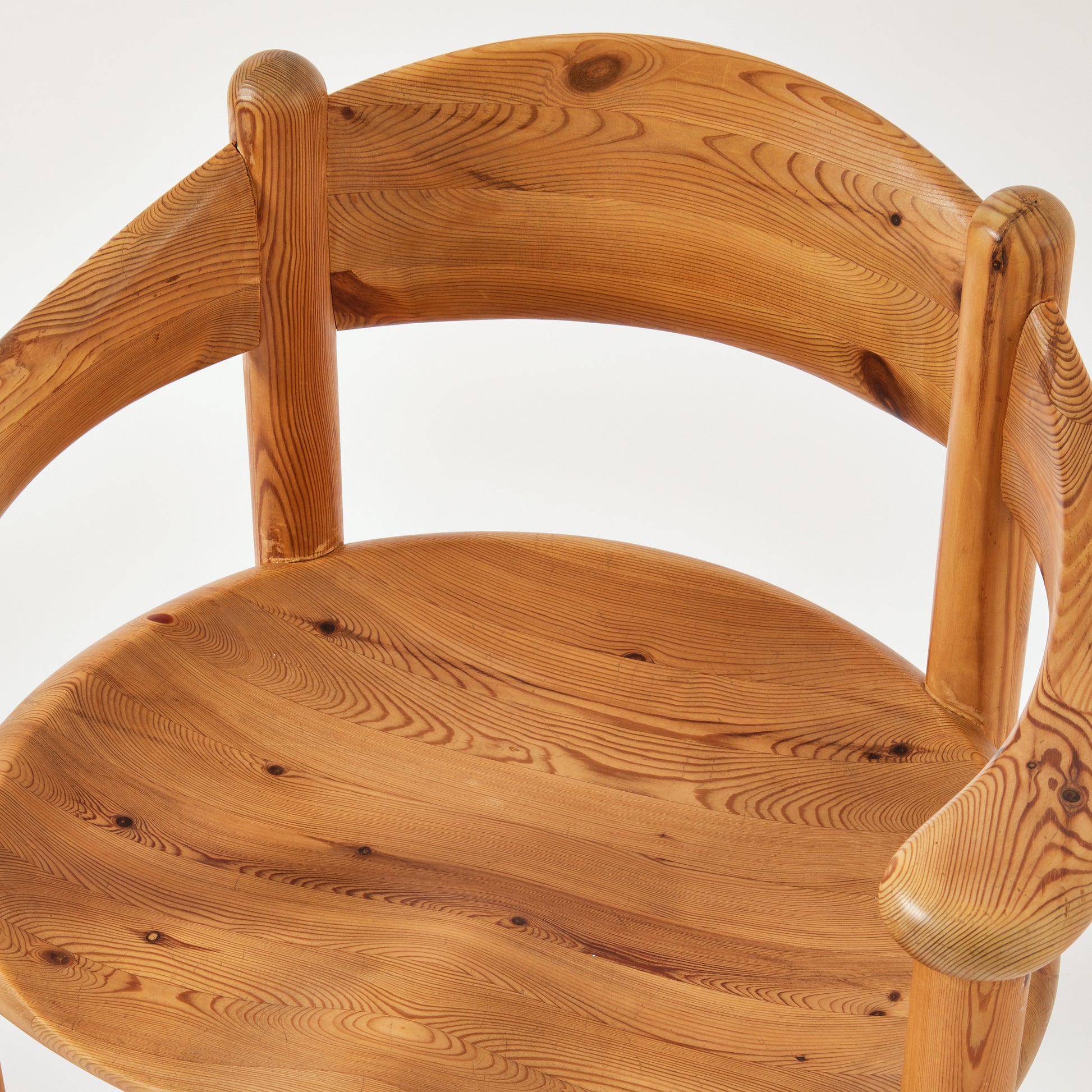 SOLD Rainer Daumiller Dining Chairs, 1970s Vintage Solid Pine Chairs for Hirtshals Savvaerk, Set of 6