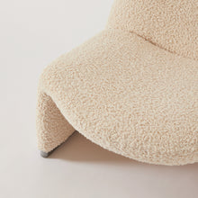 Load image into Gallery viewer, Giancarlo Piretti &quot;Alky&quot; Boucle Shearling Lounge chairs, a Pair, 1969
