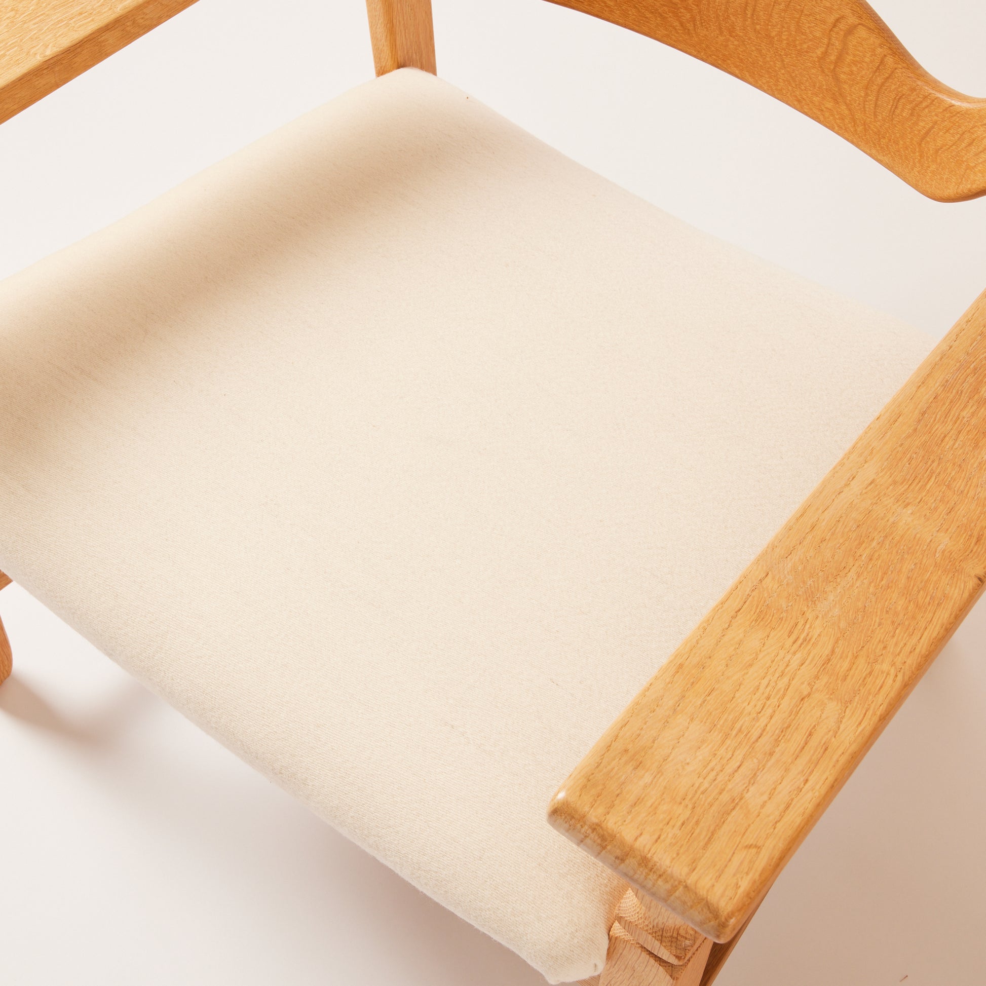 SOLD Henry Kjærnulf "Razor" Lounge Chairs in Oak, 1970's