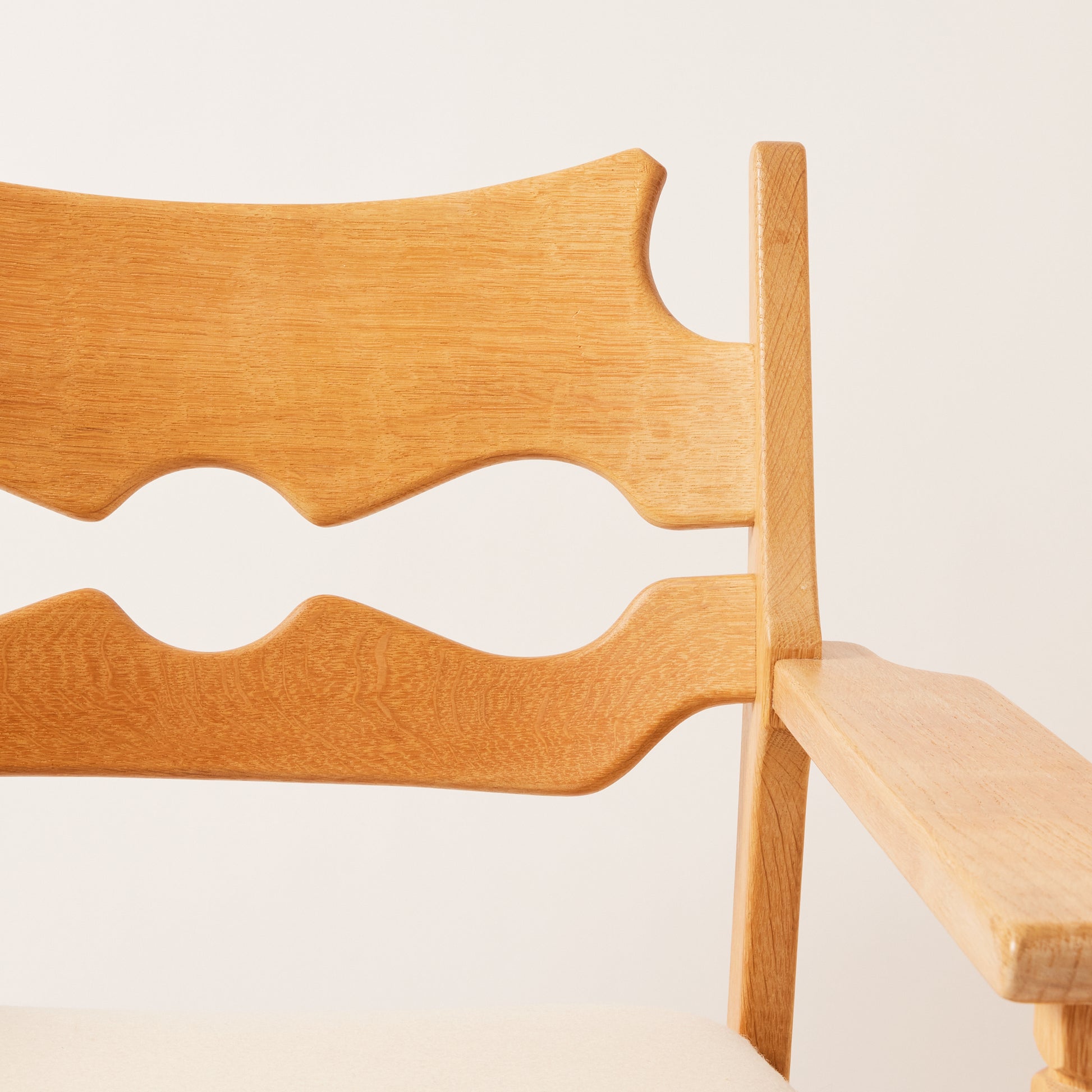 SOLD Henry Kjærnulf "Razor" Lounge Chairs in Oak, 1970's