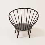 Black Lacquered Chair, Mid 20th century